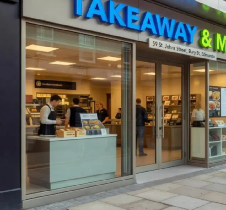 CIKSORUT LTD takeaway storefront on St. Johns Street in Bury St. Edmunds